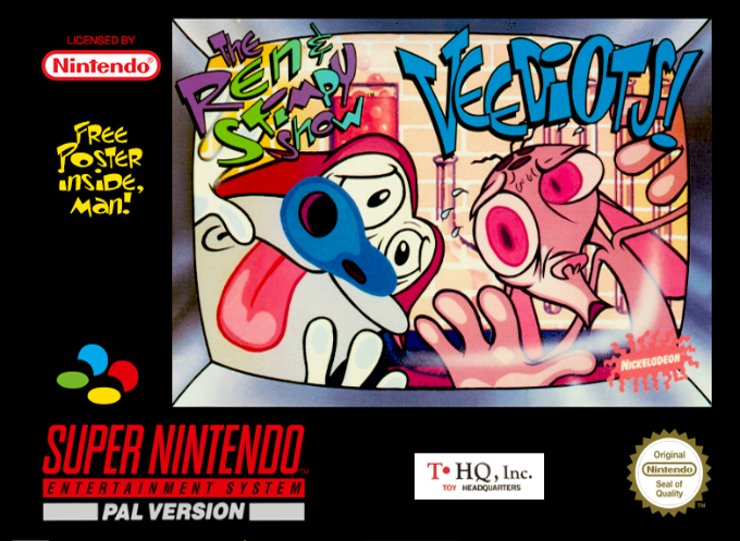 Ren And Stimpy Show - Veediots, The — box-2D (EU)