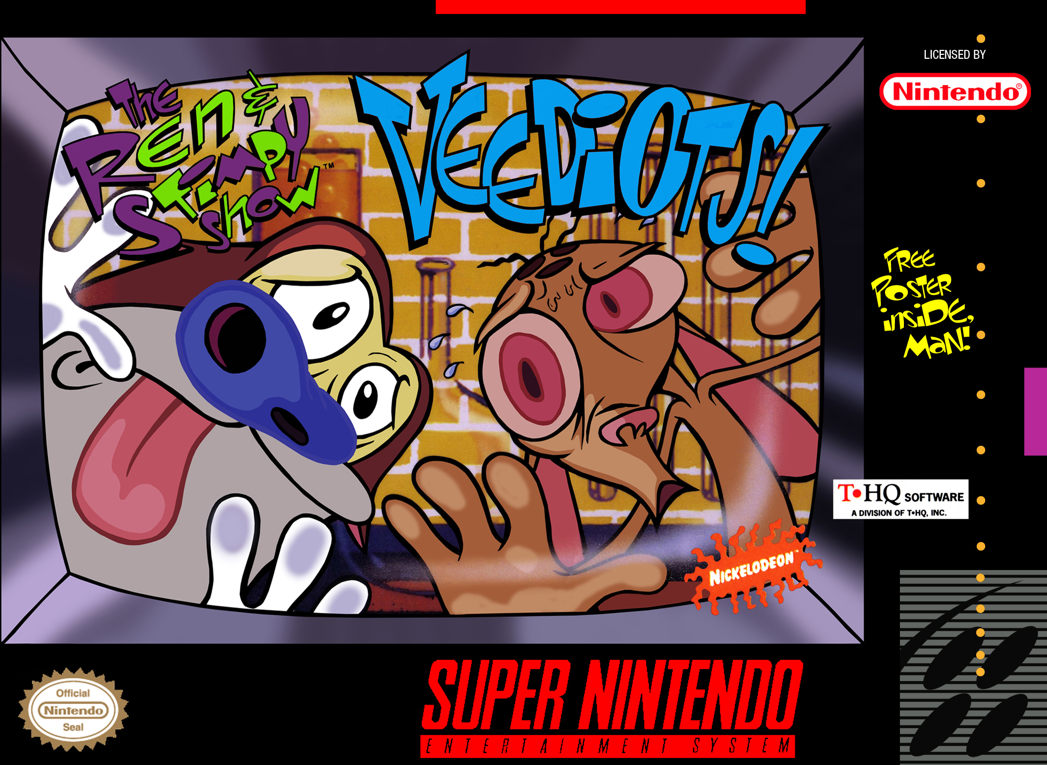 Ren And Stimpy Show - Veediots, The box art