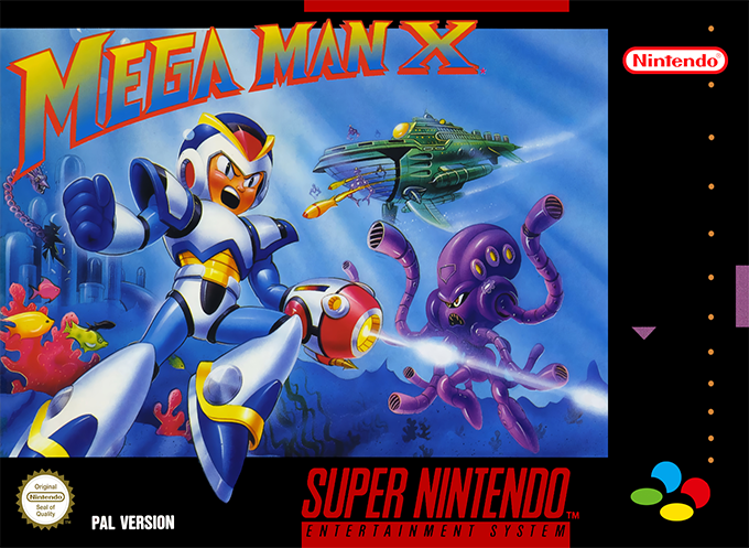 Mega Man X — box-2D (SP)