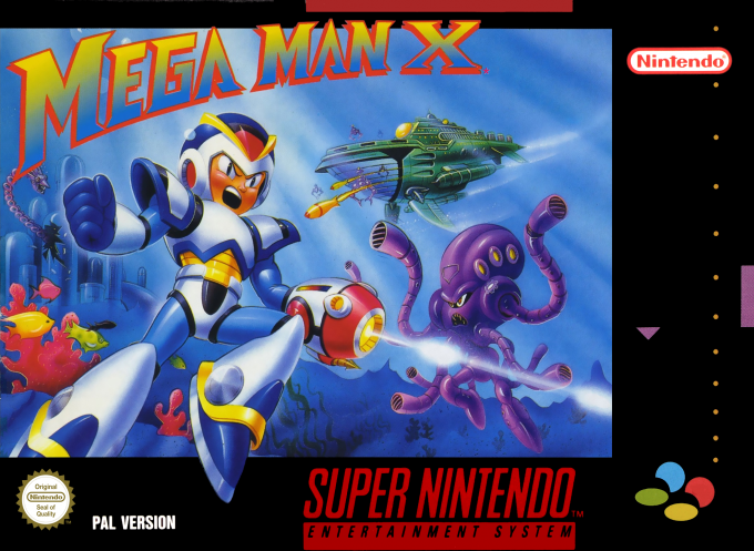 Mega Man X — box-2D (EU)