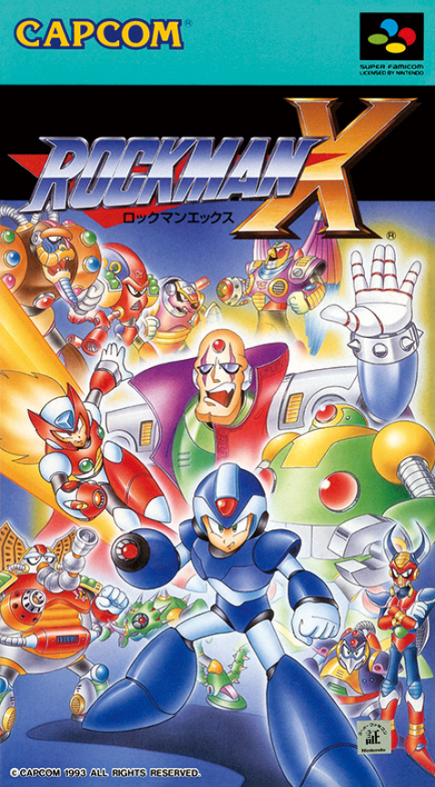 Mega Man X — box-2D (JP)