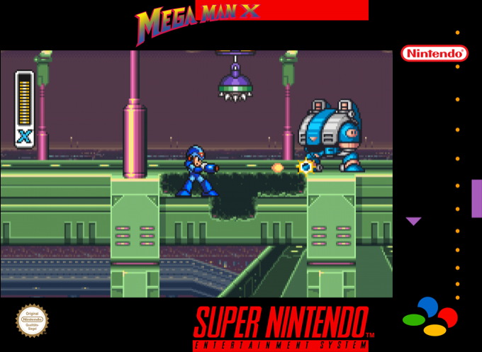 Mega Man X — box-2D (SS)
