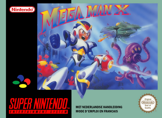 Mega Man X — box-2D (FR)