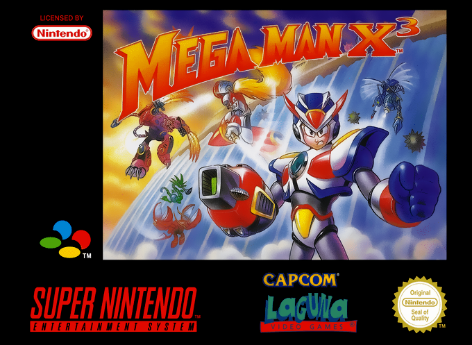 Mega Man X3 — box-2D (EU)