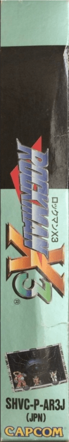 Mega Man X3 — box-2D-side (JP)