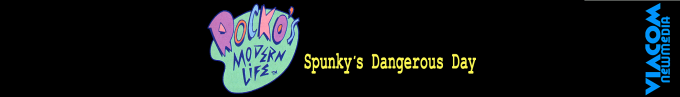 Rocko's Modern Life - Spunky's Dangerous Day — box-2D-side (US)