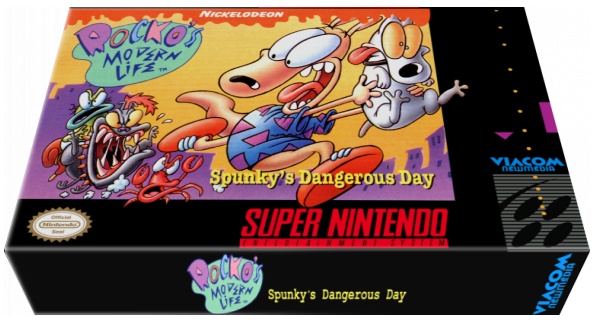 Rocko's Modern Life - Spunky's Dangerous Day — box-3D (US)
