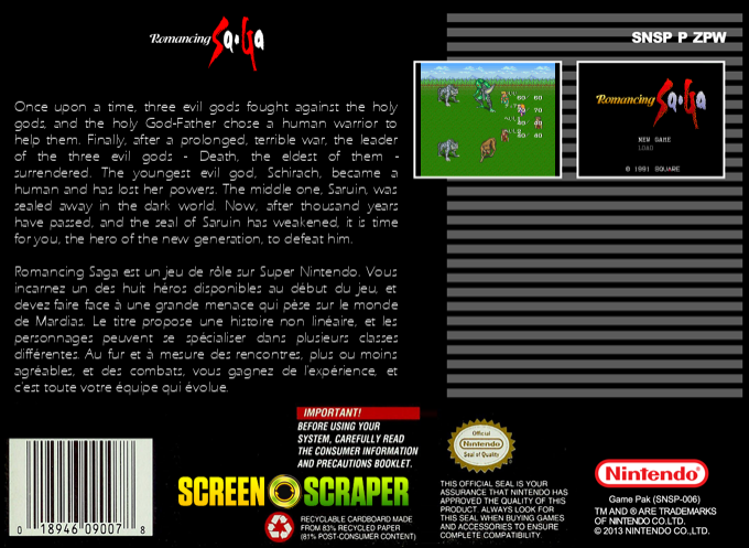 Romancing Saga — box-2D-back (SS)