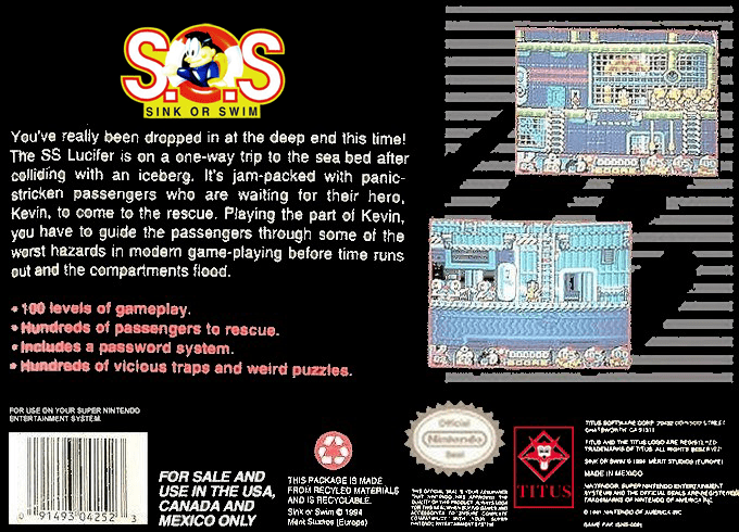 S.o.s. - Sink Or Swim — box-2D-back (US)