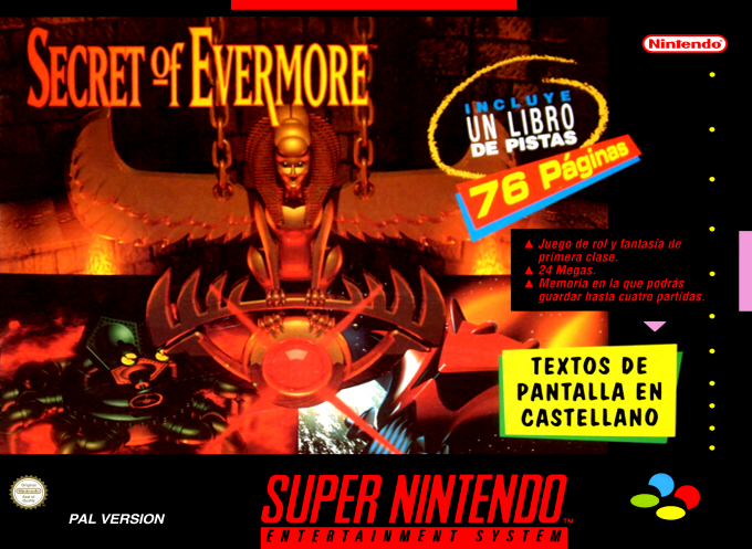 Secret Of Evermore — box-2D (SP)