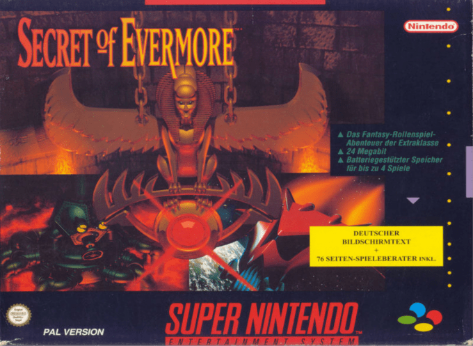 Secret Of Evermore — box-2D (DE)