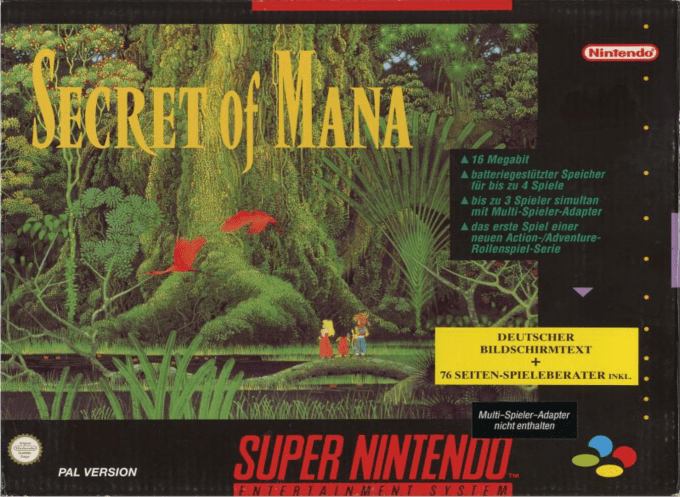 Secret Of Mana — box-2D (DE)