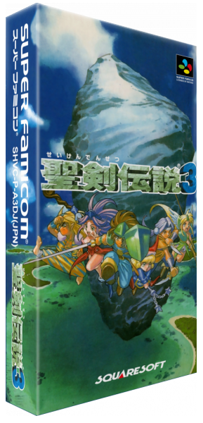 Seiken Densetsu 3 — box-3D (JP)