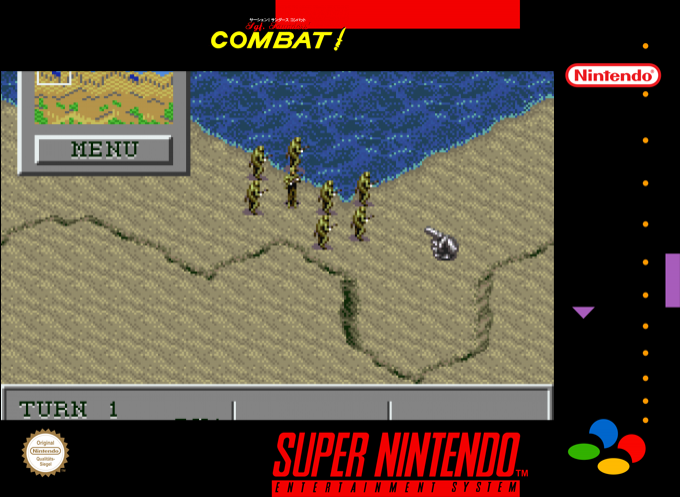 Sgt. Saunders' Combat! — box-2D (SS)