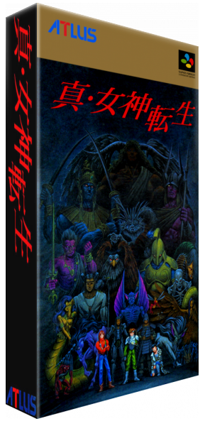 Shin Megami Tensei — box-3D (JP)