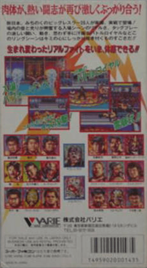 Shin Nihon Pro Wrestling Kounin - '95 Tokyo Dome Battle 7 — box-2D-back (JP)