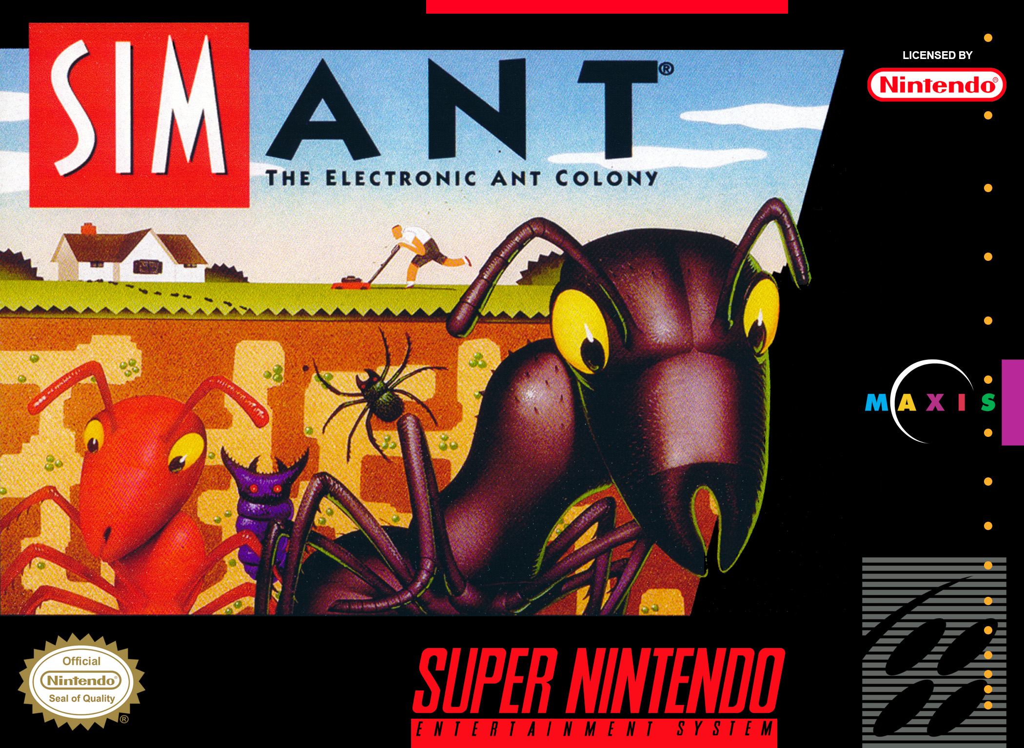 Sim Ant - The Electronic Ant Colony box art