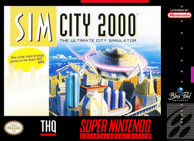 Simcity 2000 box art