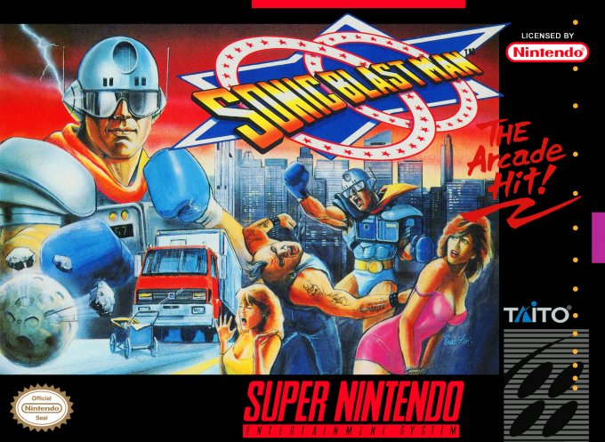 Sonic Blast Man box art