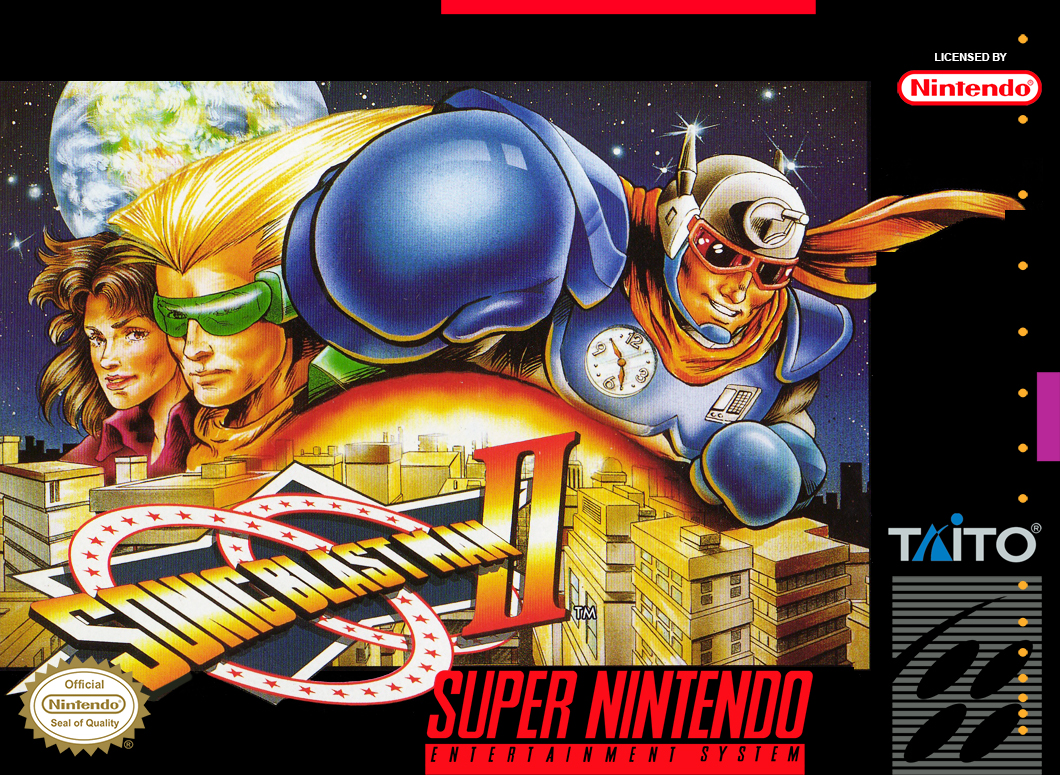 Sonic Blast Man 2 box art
