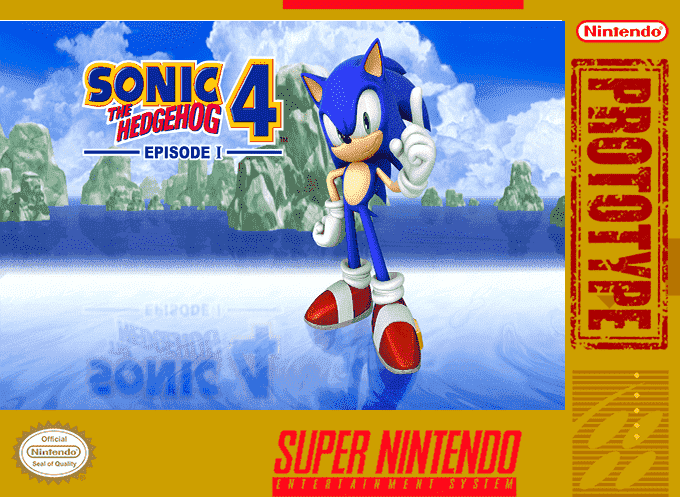 Sonic The Hedgehog 4 box art