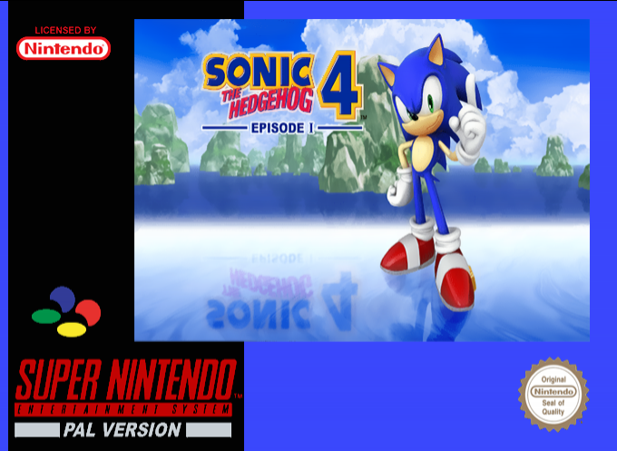 Sonic The Hedgehog 4 — box-2D (EU)
