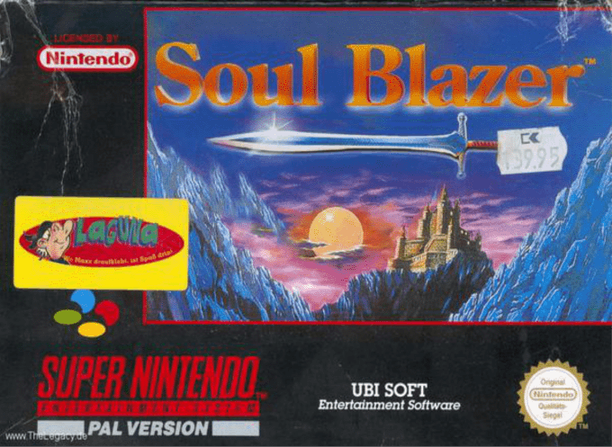 Soul Blazer — box-2D (DE)