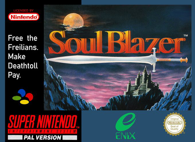 Soul Blazer — box-2D (EU)