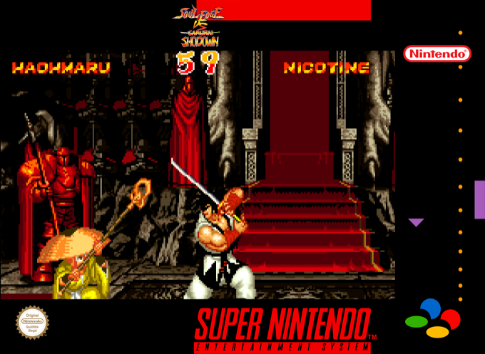 Soul Edge VS Samurai — box-2D (SS)
