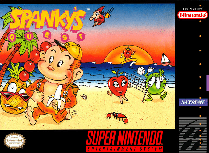Spanky's Quest box art