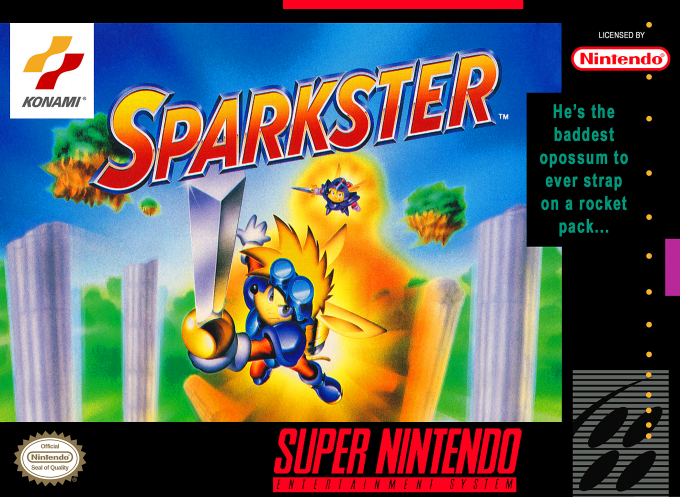 Sparkster box art