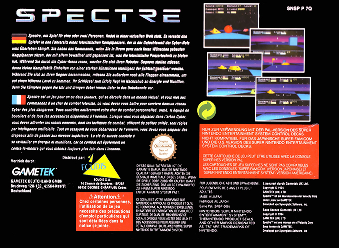 Spectre — box-2D-back (EU)