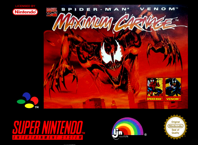 Spider-man And Venom - Maximum Carnage — box-2D (EU)