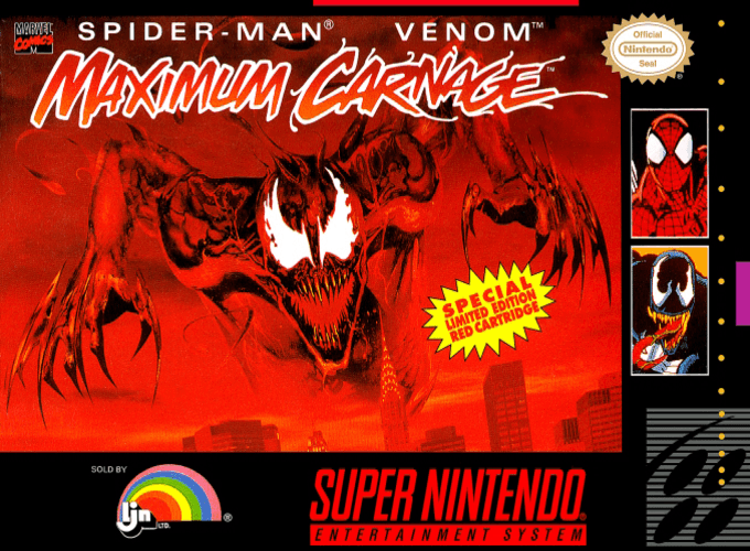 Spider-man And Venom - Maximum Carnage box art