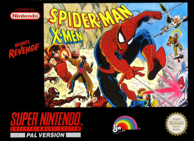 Spider-man And The X-men - Arcade's Revenge — box-2D (EU)