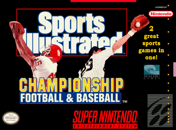 All-american Championship Football box art