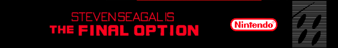 Steven Seagal Is The Final Option — box-2D-side (CUS)