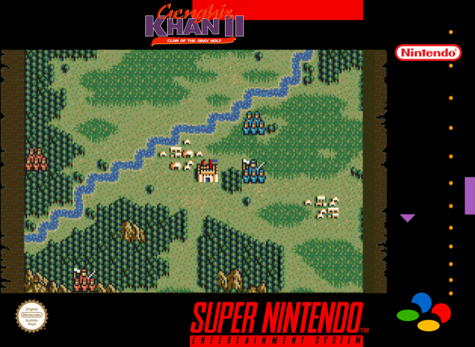 Genghis Khan 2 - Clan Of The Grey Wolf — box-2D (SS)