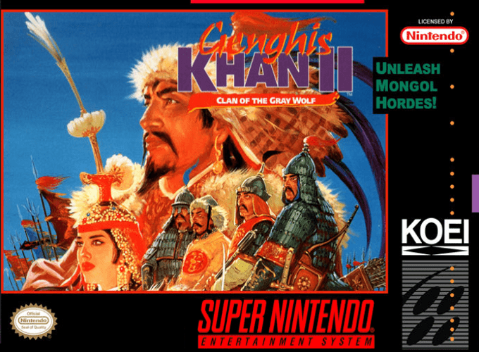 Genghis Khan 2 - Clan Of The Grey Wolf box art