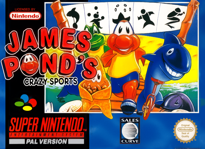 James Pond's Crazy Sports — box-2D (EU)