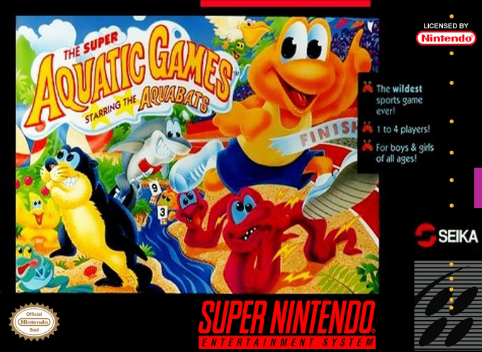 James Pond's Crazy Sports box art