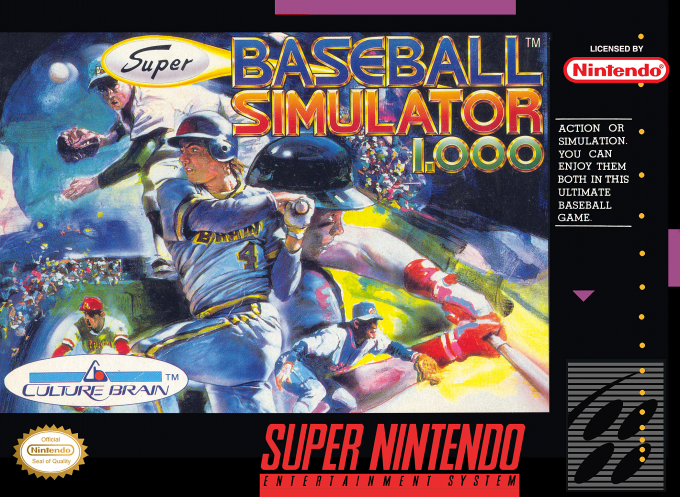 Super Baseball Simulator 1.000 box art