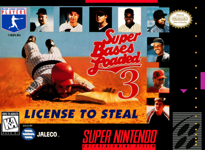 Super Bases Loaded 3 - License To Steal box art