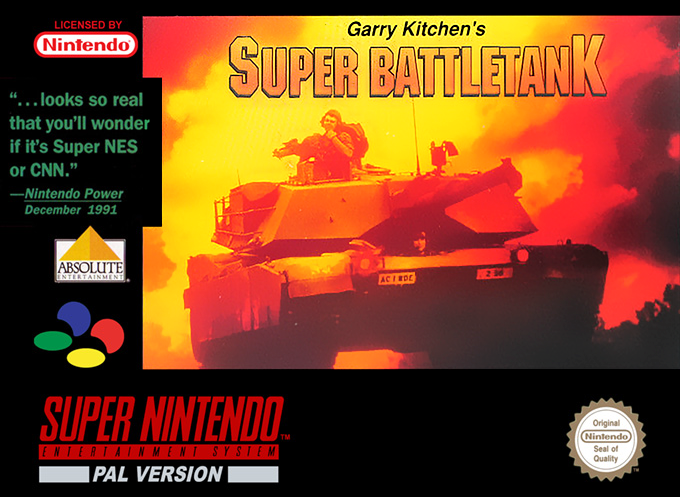 Garry Kitchen's Super Battletank - War In The Gulf — box-2D (EU)