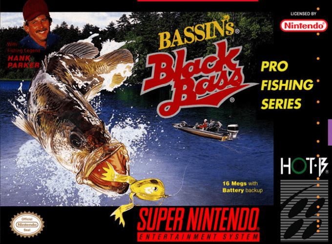 Bassin's Black Bass With Hank Parker box art