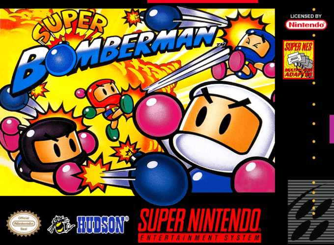 Super Bomberman box art