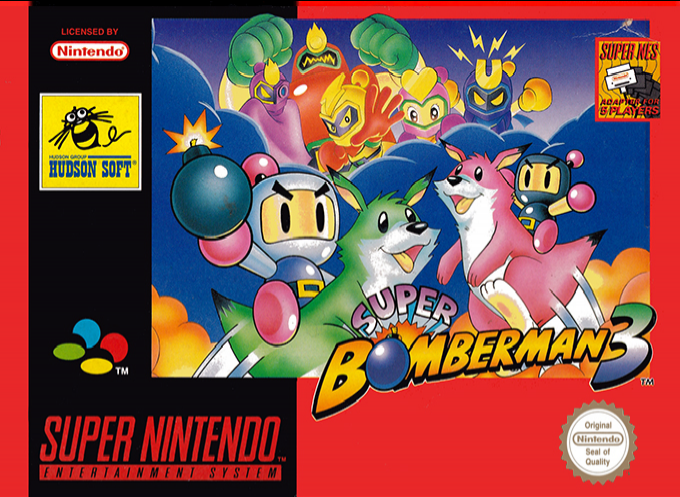 Super Bomberman 3 box art