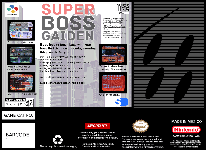 Super Boss Gaiden — box-2D-back (WOR)