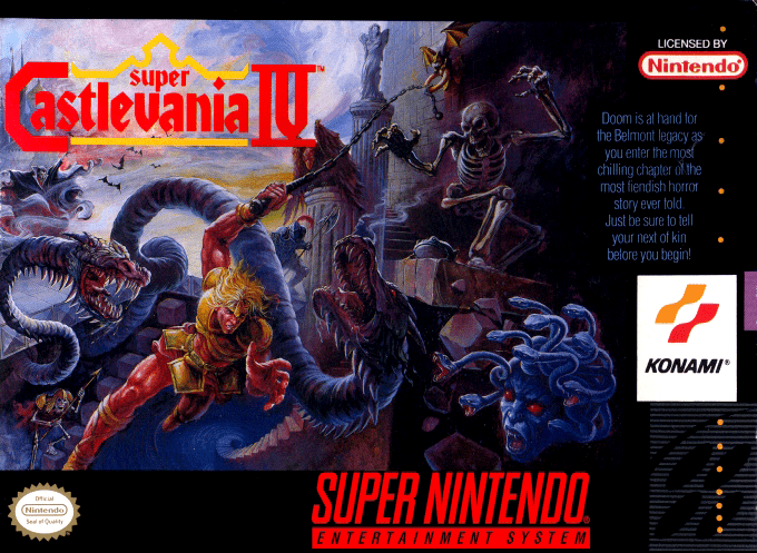 Super Castlevania 4 box art