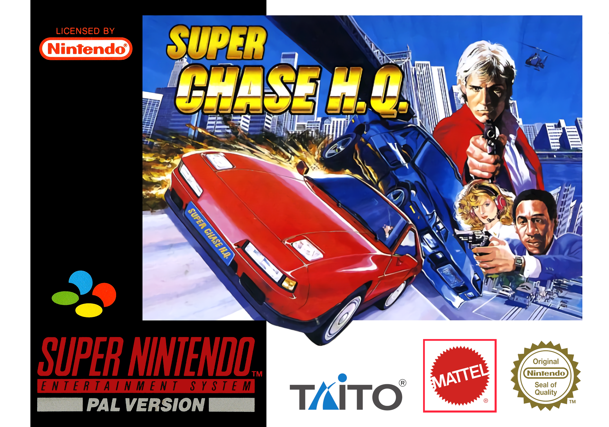 Super Chase H.q. — box-2D (EU)